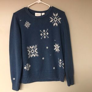 Liz Claiborne snowflake sweater